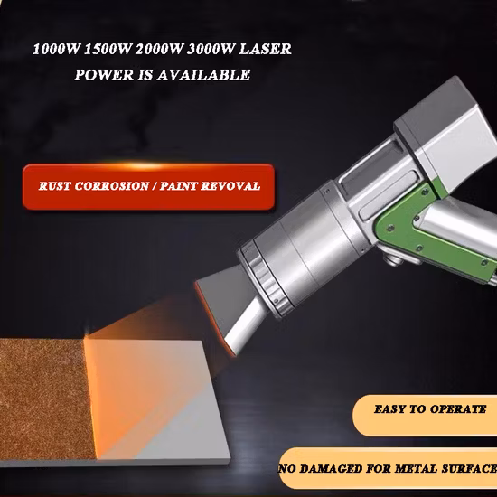 200mm Width Fiber Laser Cleaning Machine Metal Rust Removal Laser Cleaner 1000W 1500W 2000W /3000W