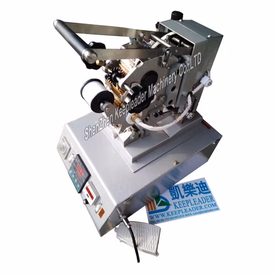Wire Cable Code Label Mark Hot Stamp Marking Machine of Pneumatic Wire Cable Hot Stamping