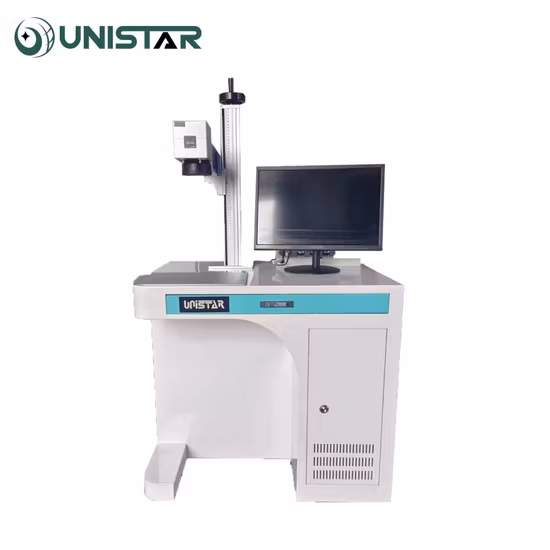 China High Quality Fiber Laser Marking Machine for Metal and Nonmetal, Hard PVC, Keyboard, Cellphone Shell with Raycus 20W, 30W, 50W, 70W Fiber Laser Marker